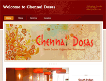 Tablet Screenshot of chennaidosasny.com